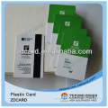 Green magnetic stripe hotel card